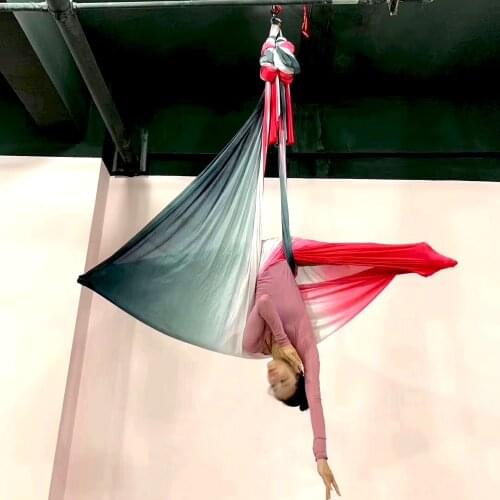 100%Nylon 5*2.8M Aerial Fly Anti-gravity Yoga Hammock Swing Yoga body freedrop building workout fitness equipment home gym