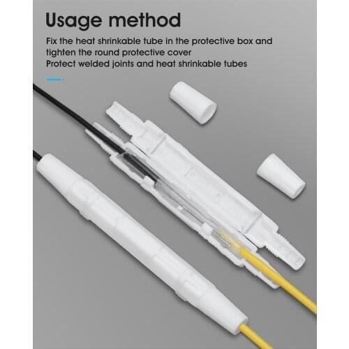 100pcs/lot Mini Fiber Optic Cable Splice Protection Box