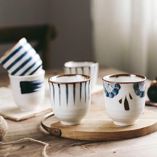 200ml Traditional Chinese Style Handpainted Ceramic Teacup China Porcelain Small and Large Coffee Tea Cups ZM1103