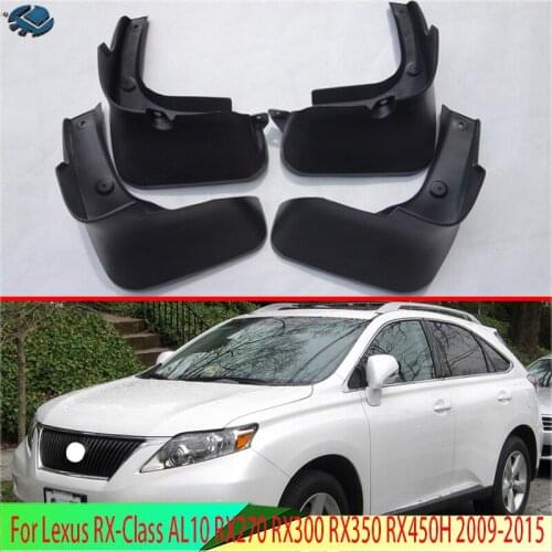 4PCS For Lexus RX-Class AL10 RX270 RX300 RX350 RX450H 2009-2015 Mud Flaps Splash Guards Fender Mudguard