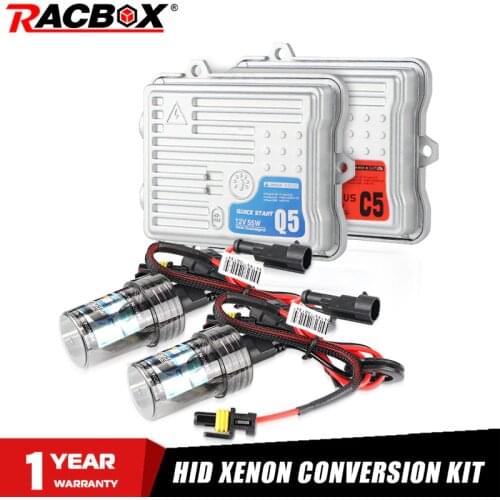 AC 55W Fast Start Ballast HID Bulb Car Xenon Headlight Retrofit Conversion Kit H1 H3 H7 H11 9005 HB3 9006 HB4 6000K 4300K 8000K