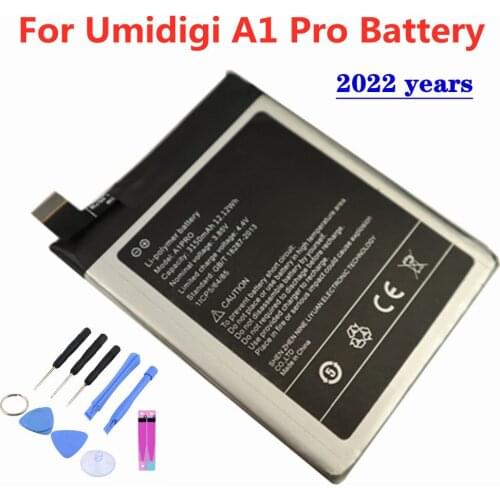 UMI Umidigi A1 Pro Battery 3150mAh High Quality Replacement Phone Battery + Tools