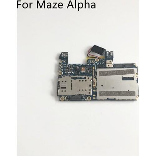 Used Mainboard 4G RAM+64G ROM Motherboard For MAZE ALPHA Helio P25 2.5GHz Octa Core 6.0" 2.5D FHD 1920x1080 + Tracking Number