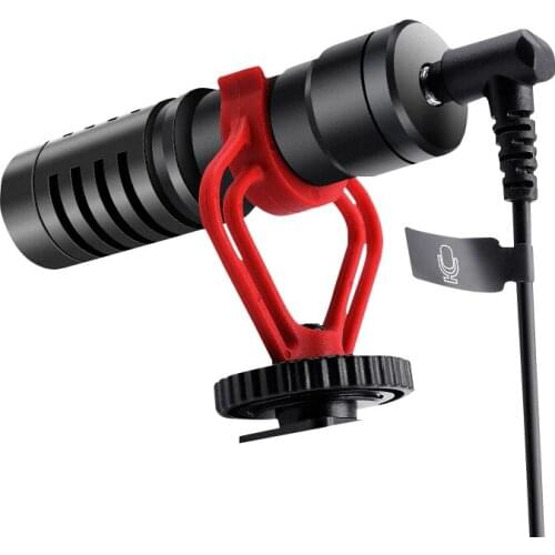 BOYA BY-MM1 Video Record Microphone for DSLR Camera Smartphone Osmo Pocket Youtube Vlogging Mic for iPhone Android DSLR Gimbal