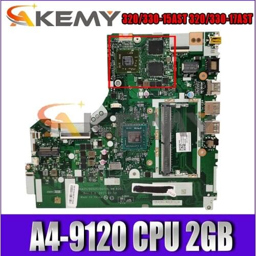 For Lenovo 320-15AST 330-15AST 320-17AST 330-17AST laptop motherboard NM-B321 with CPU A4-9120 GPU 2GB tested 100% work