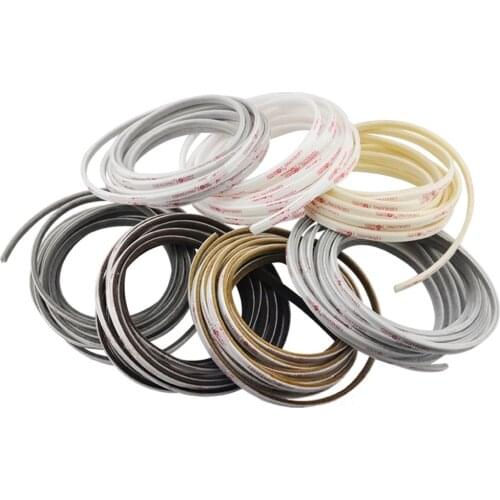 Adhesive Wool Pile Weatherstrip Sash Door Window Brush Seal Felt Draught Excluder 9x5mm Silver Gray Beige Black Gold Brown