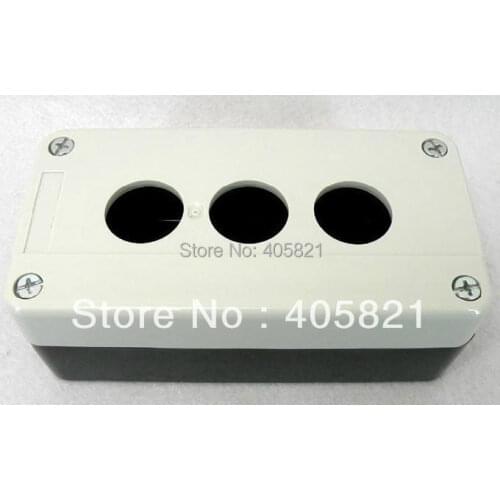 22MM IP65 Push Button Switch Box 3 Holes Pushbutton Controller Box XAL-B03