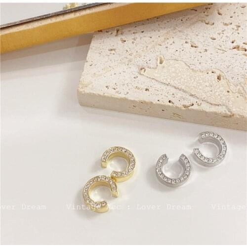 Fashion Classic Retro Metal Earrings Korean Version Of The INS Wind Ear Bone Clip Girly Temperament Metal Non-Pierced Ear Clip