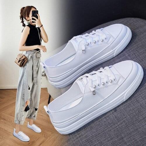 Fashion 2021 Women Leather Sneakers Comfortable Sport Running Sneaker White Casual Shoes woman Shoes Fashion Breathable Shoes