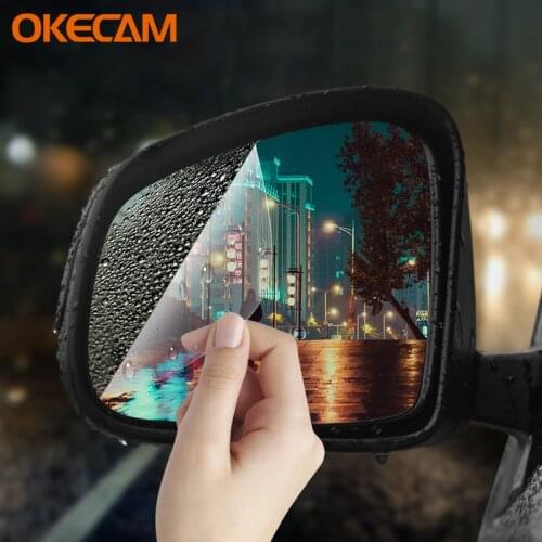 2Pcs Car Rainproof Film Car Rearview Mirror Protective Rain proof Anti fog Waterproof Film For Smart 451 453 450 Fortwo Forfour