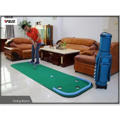 PGM Putter Trainers Blanket Indoor Golf Putting Green Family Practicing Portable Putting Mini Golf Exercises Blanket Kit Mat