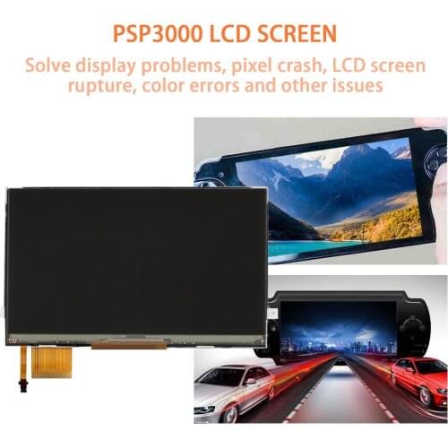 Original Replacement Capacitive Black LCD Screen Display Repair Replacement Parts For SONY for PSP 3000