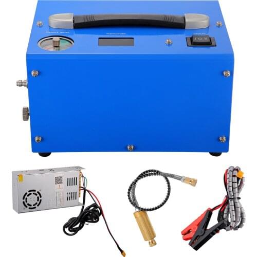 Portable PCP Air Compressor Oil-free/water-free Constant Pressure Gun Paintball Tank Pump With Water/oil Separator 4500Psi/30Mpa