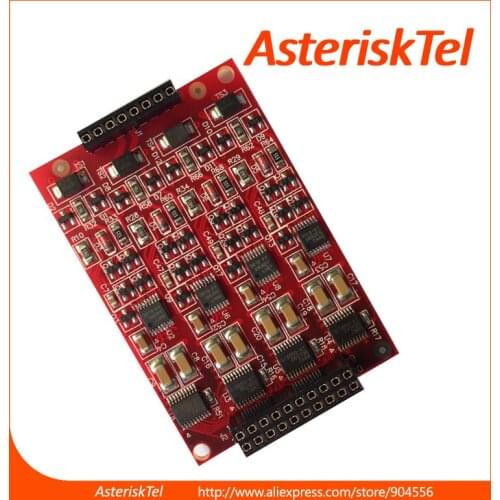 Quad FXO module X400M for Digium TDM800p / TDM2400p / AEX800 / AEX2400 ,Asterisk Card FXO-400,4 Channel FXO card
