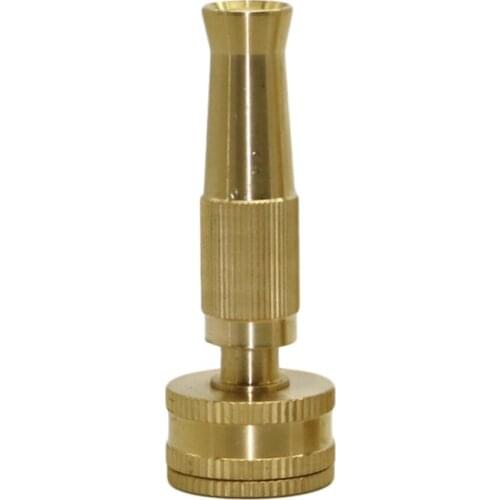 Garden Car wash Adjustable Brass Sprinkler with 1/2" to 3/4" Female thread Irrigation Spray Nozzle Water gun 1 Pcs