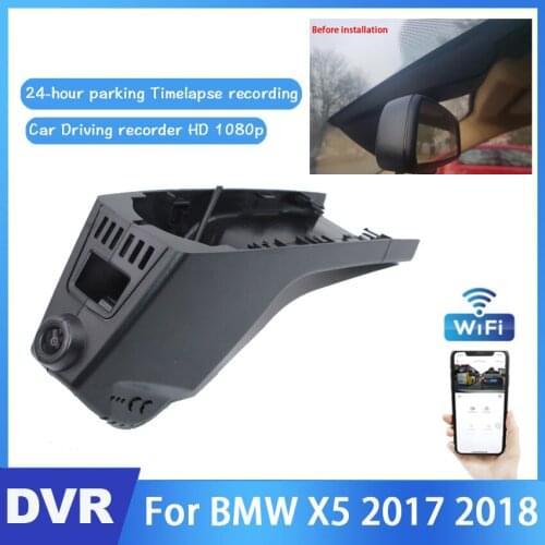 Car DVR Hidden Driving Video Recorder Car Front Dash Camera - For BMW X5 2017 2018 For iPhone Android APP Control Function