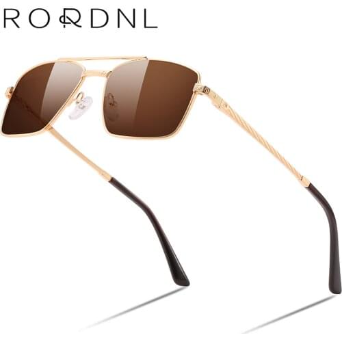 Retro Polarized Prescription Sunglasses Male Progressive Myopia Optical Sun Glasses for Men Rectangle Multifocal Bifocal Eyewear