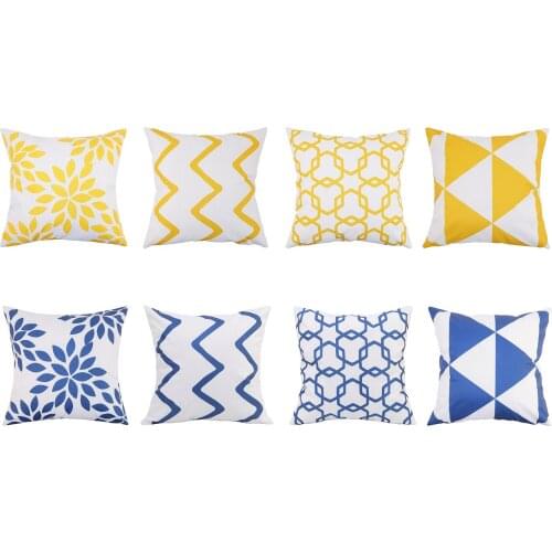 45cm Waterproof High Quality Cushion Cover Pineapple Leaves Sofa Pillowcase Plush Cushion Cover for Home Decor Pillow Cushion