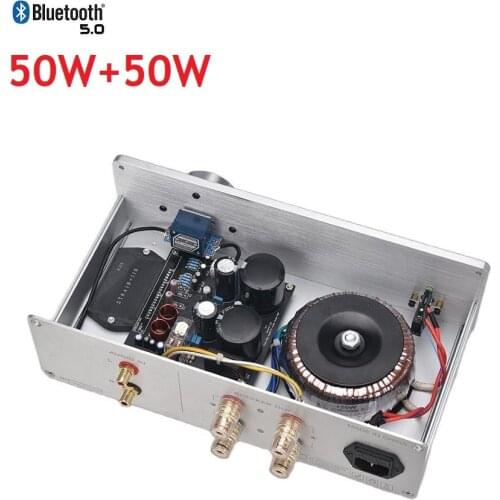 High Fidelity New Retro Style STK419-110 Bluetooth 5.0 Fever Hifi Power Amplifier 50W*2 Class AB