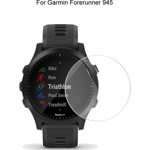 For Garmin Forerunner 945 Smart Watch Screen Protector 2.5D Protective Tempered Glass Protecting Film Explosion-Proof