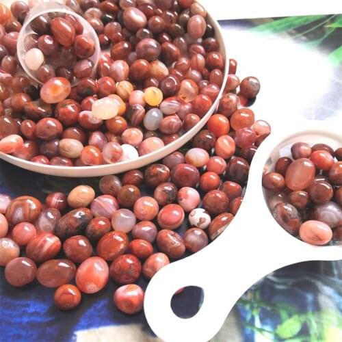 100g 8-15mm Southern Red Agate Gravel Natural And Mineral Stones Runes Gems Witchcraft Supplies Aquarium Decorations Gift
