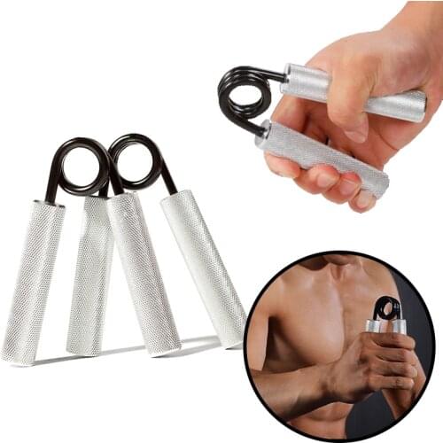 100lbs-350lbs Hand Grips Wrist Rehabilitation Arms Muscle Strength Training Finger Gripper Trainer Carpal Expander Aluminum