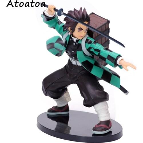 20cm Anime Demon Slayer: Kimetsu no Yaiban Kamado Tanjirou Action Figure Collection Model doll PVC Toys for Gifts