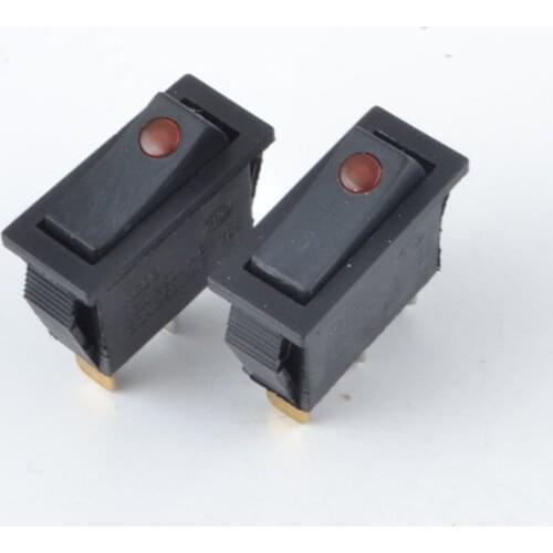 AC 16A 250V 3 Pin SPDT KCD3 ON-OFF 3 Position Boat Rocker Switch Cat eye red Heater electric heating table power switch