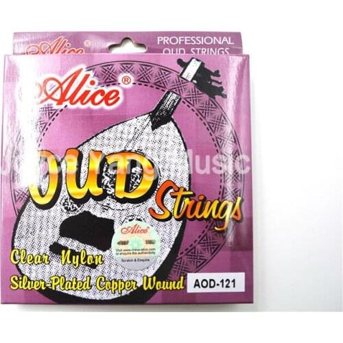 Alice AOD-121 OUD Strings Clear Nylon Silver-Plated Copper Wound 12-String Free Shipping Wholesales