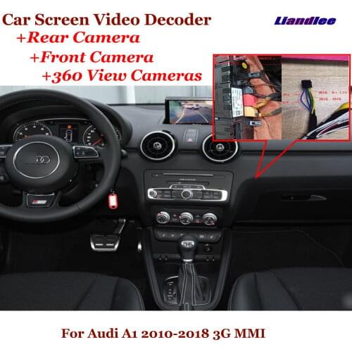 Car HD Front Rear View Backup Reversing Camera For Audi A1/Q3 2010-2021 3G MMI Original Screen Upgrade Decoder Accessories