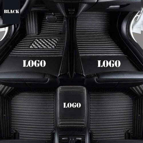 Custom logo car floor mats for jeep grand cherokee renegade cherokee patriot Commander Wrangler compass car mats