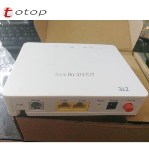 Free Shipping ZTE F412 EPON ONU ONT 1GE+1FE+1TEL EPON Optical Network Terminal, English Firmware