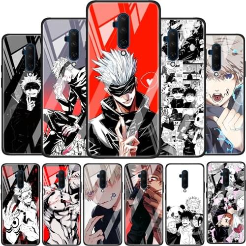 Jujitsu Kaisen Animation Tempered Glass Cover For OnePlus Z 7 8 9 7T 8T 9R Nord 5G Pro Silicone Phone Case Coque