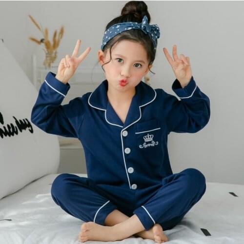 Infant Satin Pajamas Sets for Girls Boy Casual Sleepwear 2-12 Years Children Pajamas Long Sleeve Tops Pants Nightwear Sets