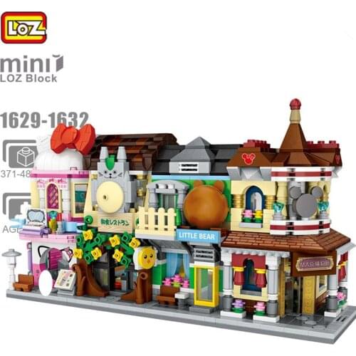 LOZ Mini Blocks ferris wheel Toys A carousel Plastic Assembly Blocks Children Toy Educational DIY Architecture Model 1629