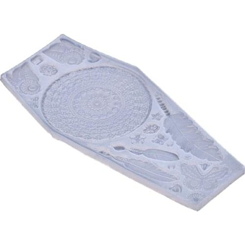 Crystal Epoxy Resin Mold Dream Catcher Casting Silicone Mould DIY Crafts Tool