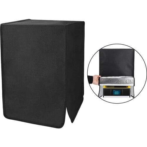 Enclosure Tent Blackout Cover for Medium Sized Resin 3D Printers Storage Sleeve High Temperature Printing Noise Reducing