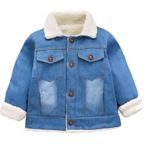 New Autumn Winter Baby Fashion Clothes Children Boys Girls Thicken Jacket Toddler Casual Clothing Kids Plus Velvet Sportswear