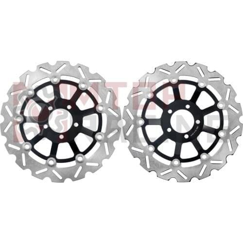Pair Front Brake Discs for Kawasaki ZXR750 (1991-2003) ZX-9R B1-B4 (1994 1995 1996 1997) ZX9R F1-F2 (2002 03 2004) Brake Rotors