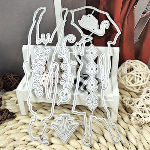 Suitable for metal cutting die DIY scrapbook paper card template embossing craft handmade fashion umbrella women 2020 NEW