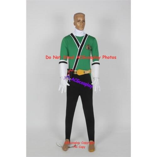 Samurai Sentai Shinkenger Cosplay Shinken Green Cosplay Costume acgcosplay costume