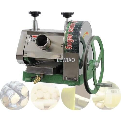 Hand Operated Sugarcane Juicer Commercial Stainless Steel Cane-Juice Squeezer Machine