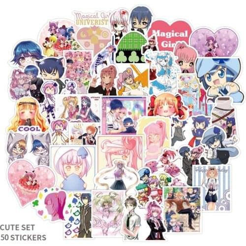 50Pcs Anime Shugo Chara Stickers Waterproof Decals For Skateboard Fridge Guitar Laptop Motorcycle Travel Luggage Cartoon Sticker