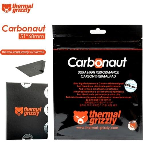 Thermal Grizzly Carbonaut 62.5W/MK Computer CPU Graphics Card Notebook Thermal Pad Motherboard Silicone Grease Pad Multi-Size