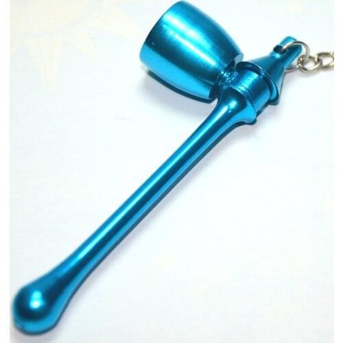 Mushroom Pipe, Portable Metal Pipe, Keychain Smoking Set, Outdoor Mini Aluminum Alloy Pipe