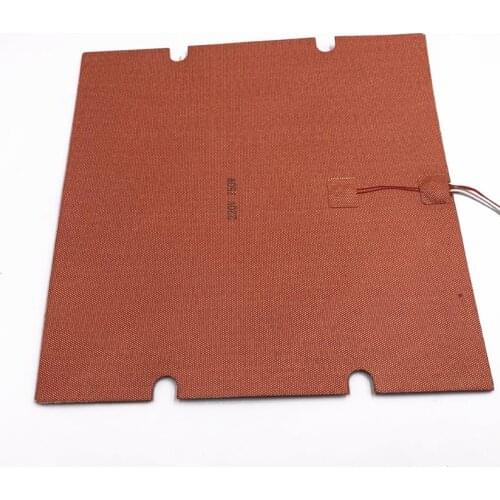 Funssor Voron 2.4 3D printer upgrade silicone Heater Heatbed with 3M 110/220V 750W NTC 100K Thermistor Silicone Heater Pad