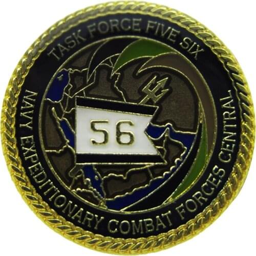 High Quality Cheap Custom Navy Forces Challenge Coins for Promotional Gifts