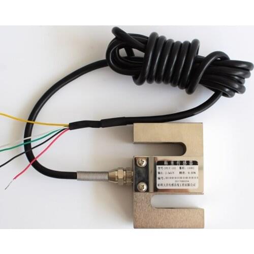 Pull Pressure Force S-type Load Cell Sensor with Cable 100KG 200KG 300KG 500KG 1T 1.5T Strain sensor