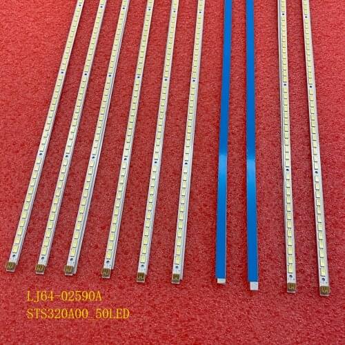 10pcs/lot LED Backlight strip For TE32905N16H SCHNEIDER MICRA3225USB 32-DOWN LJ64-02590A LTA320AP18 STS320A00_50LED