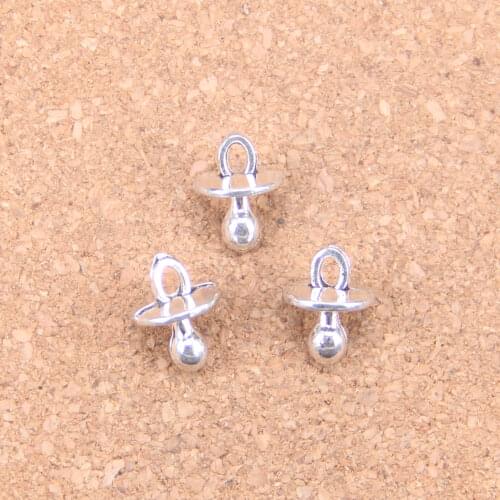 20pcs Charms baby pacifier binky teether 13x10x10mm Antique Pendants,Vintage Tibetan Silver Jewelry,DIY for bracelet necklace